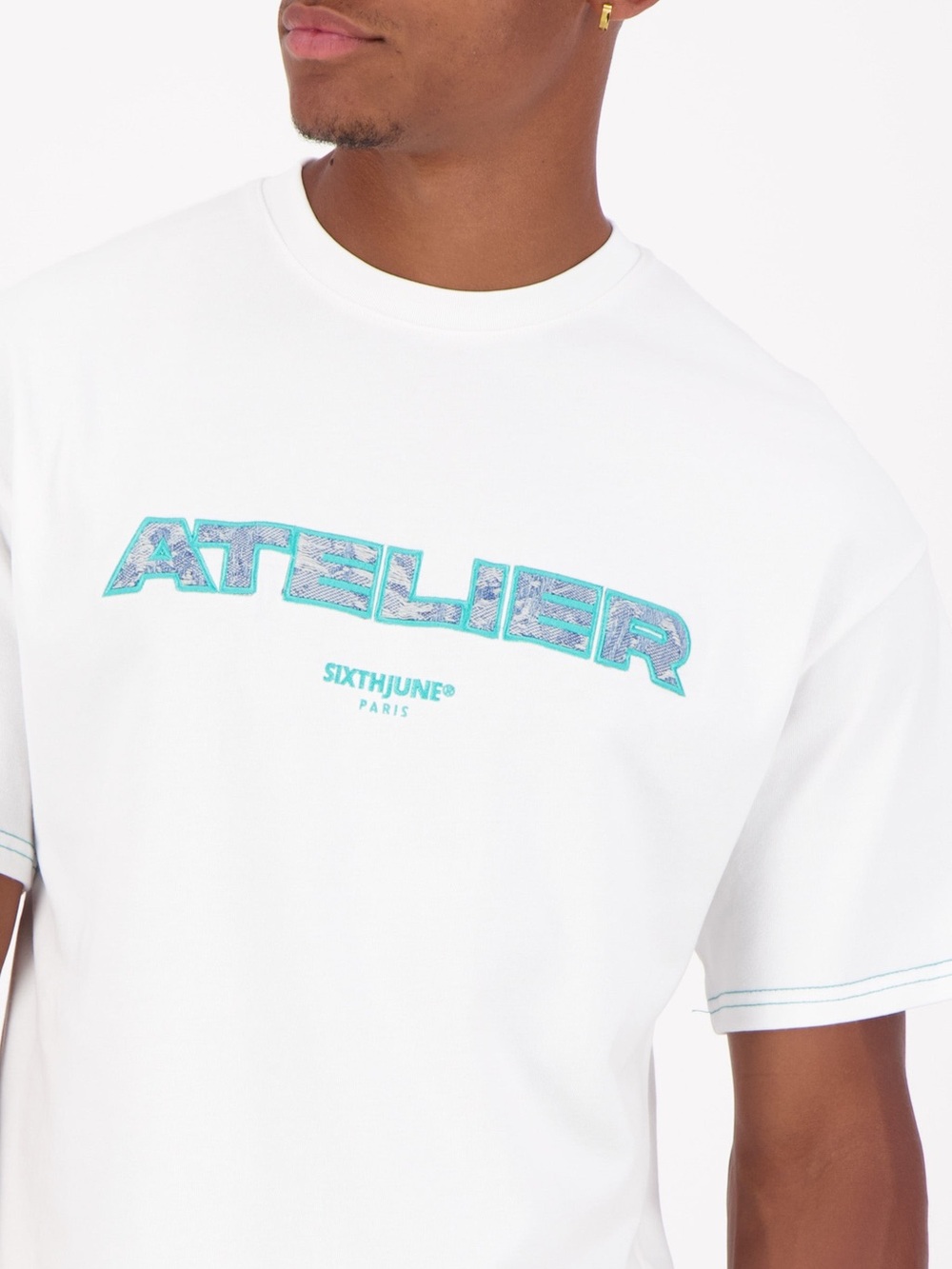 Fully Embroidered asian streetwear fashion culture T shirt